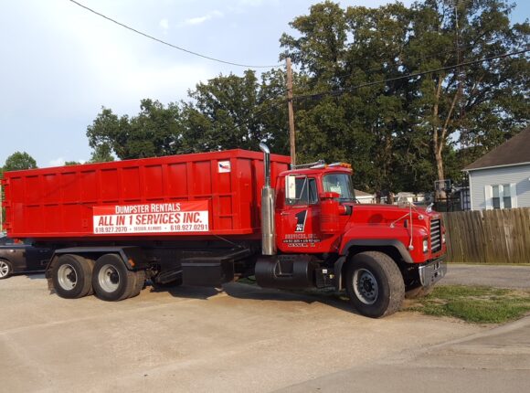 A roll off dumpster rented out in Sesser, IL
